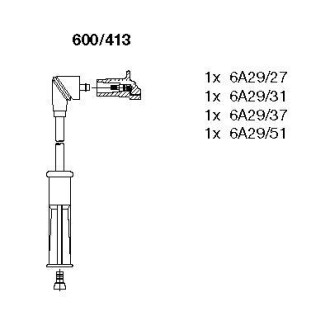 Высоковольтные кабели BREMI 600/413