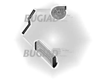 Патрубок системи турбонадуву Audi Q5 2.0D 11.08- BUGIAD 86644
