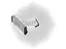 Патрубок интеркулера левый нижний Volvo C30/S40/S60/S80 1.6 11- BUGIAD 88553 (фото 2)