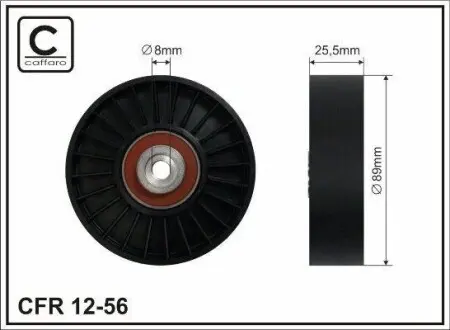 Ролик ремня приводного Volvo 850 2.0/2.3/2.5 CAFFARO 12-56