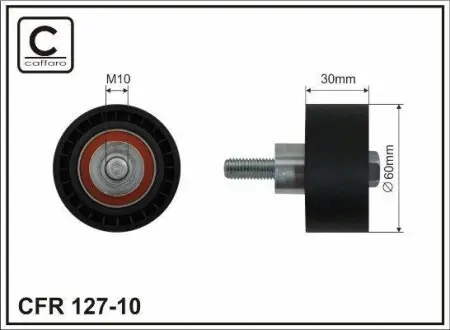 Ролик ременя привідного CHERY A5 1.6 CAFFARO 127-10