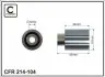 Ролик ремня приводного 31x8x34 Subaru Forester/Impreza 2.0 WRX STi 01- CAFFARO 214-104 (фото 1)