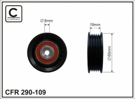Ролик ременя привідного MB Vaneo 1.7 CDI 02.02- CAFFARO 290-109