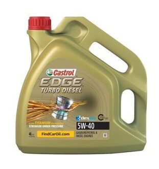 Моторное масло EDGE Titanium 5W-40 4L CASTROL 1535BA