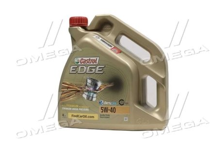 Моторное масло EDGE 5W-40 4L CASTROL 1535F3