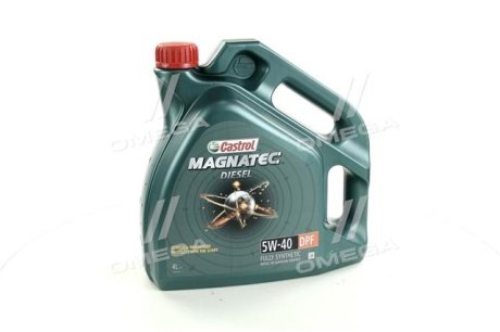 Масло моторное Magnatec Diesel 5W40 DPF 4L CASTROL 15C4AA