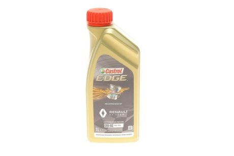 Масла моторные EDGE 0W-40 RN17 RSA (1 Liter) CASTROL 15D1EB