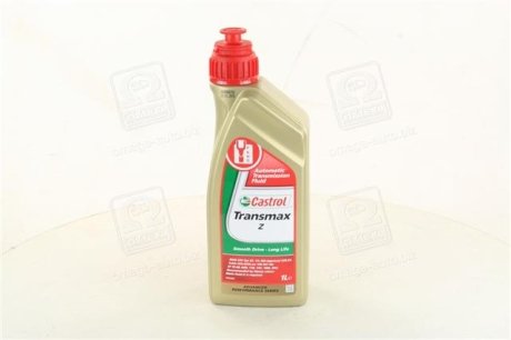 Олива трансмісійна 1L Transmax ATF Z (VW 501 60 MB-Approval 236.81 JWS 3309 - Mazda ATF M-III, M-V, JWS 3317, FZ - Toyota T, T II, T III, T IV, WS - Hyundai/Kia SP III, SP IV) CASTROL 15D6CD