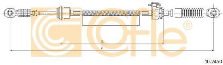 Трос КПП Ford Transit 2.0-2.4DI 00-06 COFLE 10.2450 (фото 1)