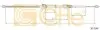 Трос ручных тормозов Seat Ibiza, VW Polo, 1,2-1,9, 08- COFLE 10.7140 (фото 1)