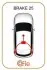 Трос ручного гальма(універсал/електро) Opel Astra J 10- COFLE 11.5841 (фото 2)