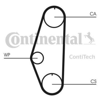 Комплект ремня грм + Помпа Contitech CT629WP1