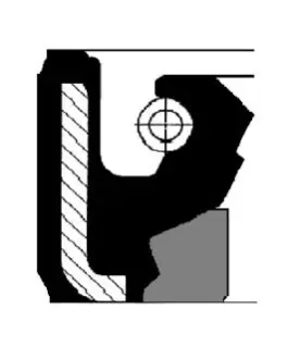 Сальник коленвала (52x66x5.5) DB CORTECO 01029136B