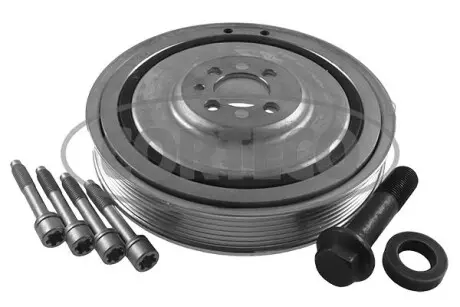 Шків колінвалу Doblo 1.6/1.9 D/JTD/D Multijet (6PK)(+болт) CORTECO 80004910