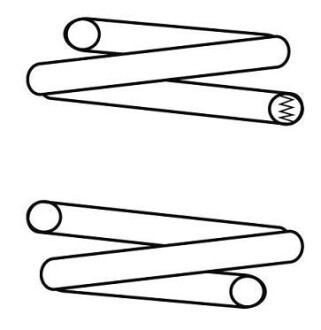 Пружина передняя BMW E 81, E82, E90, E91, E92 05- CS Germany 14101243 (фото 1)