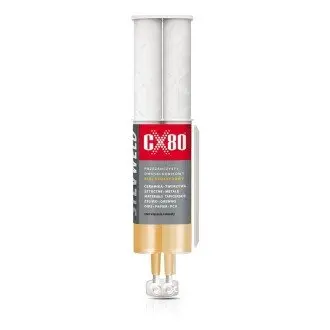 Клей двохкомпонентний епоксидний 24ml прозорий CX80 079