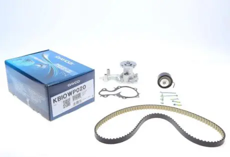 Комплект ремня ГРМ с водяным насосом. DAYCO KBIOWP020