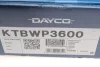 Комплект ременя ГРМ + водяна помпа DAYCO KTBWP3600 (фото 27)