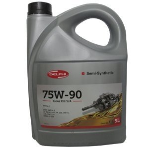 Олива транс 75W90 5L GEAR OIL 5/4 API GL5 Delphi 25067331