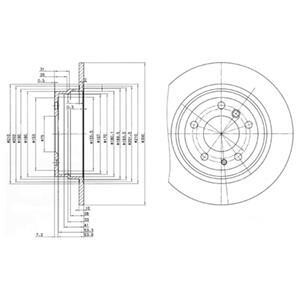 Гальмiвнi диски Delphi BG2431