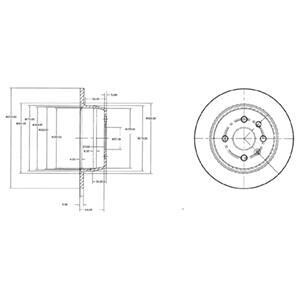 Гальмiвнi диски Delphi BG2635