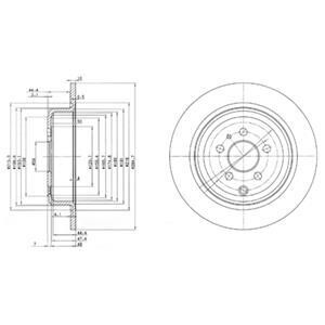 Гальмiвнi диски Delphi BG3049