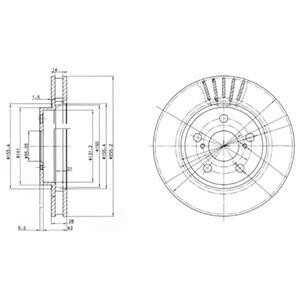 Гальмiвнi диски Delphi BG3187