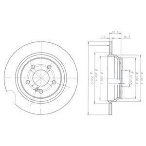 Гальмiвнi диски Delphi BG3725