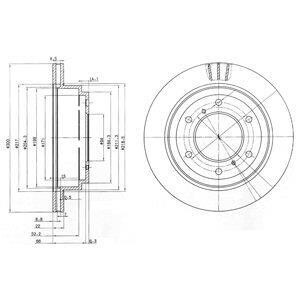 Гальмiвнi диски Delphi BG3813