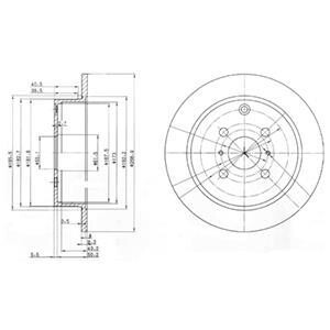 Гальмiвнi диски Delphi BG3867