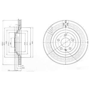 Гальмiвнi диски Delphi BG3991