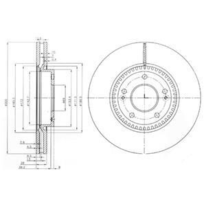 Диск тормозной Delphi BG4011