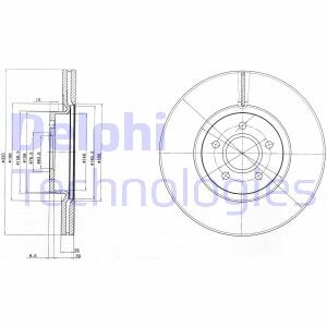 Гальмiвнi диски Delphi BG4056C