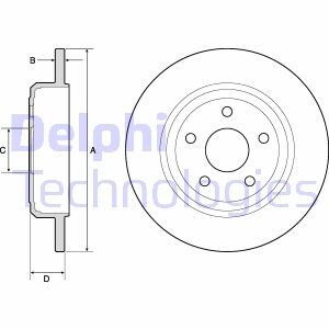 Гальмiвнi диски Delphi BG4772C