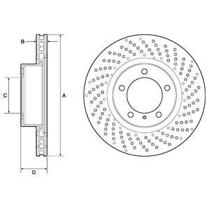 Гальмiвнi диски Delphi BG4781C