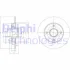 Диск гальмівний задній (з підшипником) PSA C3 II/III/C4 I/DS3/2008/207/208/307 2004- Delphi BG9022RSC (фото 1)