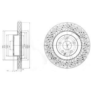 Гальмiвнi диски Delphi BG9057