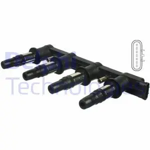 Катушка зажигания Chevrolet Aveo/Cruze/Trax/Opel Astra J/Insignia 1.6/1.8 08- Delphi CE0184112B1