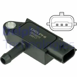 Датчик давления отработавших газов Delphi DPS00015
