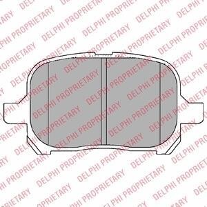 Гальмiвнi колодки дисковi Delphi LP1144