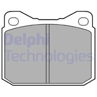 Гальмiвнi колодки дисковi Delphi LP117