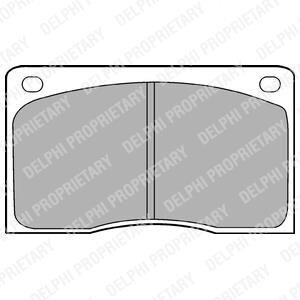Гальмiвнi колодки дисковi Delphi LP132