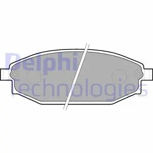 Гальмiвнi колодки дисковi Delphi LP1665