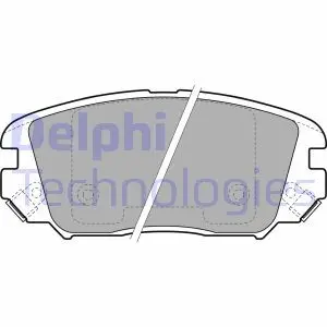 Гальмiвнi колодки дисковi Delphi LP1974