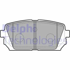 Гальмiвнi колодки дисковi Delphi LP2051