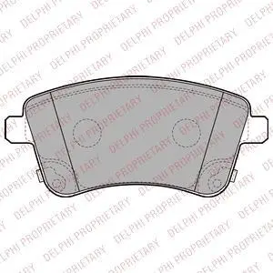 Гальмiвнi колодки дисковi Delphi LP2203