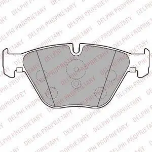 Тормозные колодки дисковые Delphi LP2245