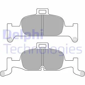 Гальмiвнi колодки дисковi Delphi LP3239