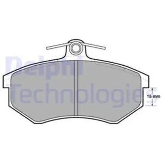 Тормозные колодки дисковые Delphi LP429
