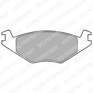 Гальмiвнi колодки дисковi Delphi LP505